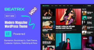 Beatrix – WordPress-Layout für moderne Zeitschriften