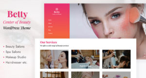 Betty – WordPress-Vorlage für Schönheitssalons