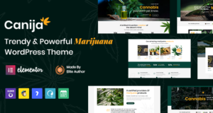 Canija – WordPress-Thema für Marihuana- und Cannabis-Apotheken