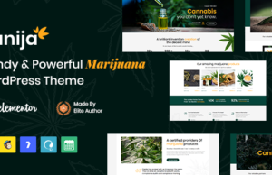 Canija – WordPress-Thema für Marihuana- und Cannabis-Apotheken