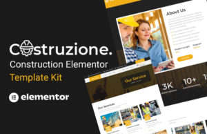 Costruzione – Construction Elementor Template Kit