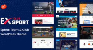EXSport – WordPress-Layout für Sportmannschaften und -vereine