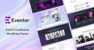 Eventor – Meetup-Konferenz WordPress Landing Page