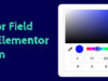 Farbfeld für Elementor-Formular