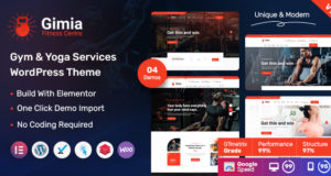 Gimia – WordPress-Template für Fitness- und Yoga-Dienste