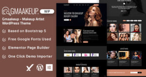 Gmaakeup – Make-up-Künstler-WordPress-Template