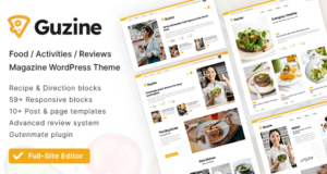 Guzine – Food-Blog WordPress-Vorlage
