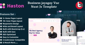 Haston – Unternehmensberatung Vue Nuxt Js-Vorlage