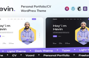 Hevin – Persönliches Portfolio/Lebenslauf WordPress Layout