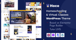 Hoco – Home Schooling & virtueller Unterricht WordPress Template