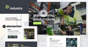 Industra – Industrie & Fertigung Elementor Template Kit