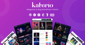 Katerio – Magazin & Blog WordPress Layout