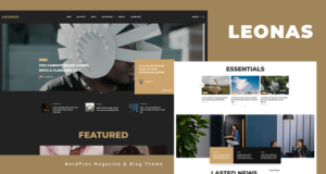 Leonas – WordPress-Magazin und Blog-Template