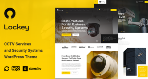Lockey – CCTV- und Sicherheitssysteme WordPress Vorlage