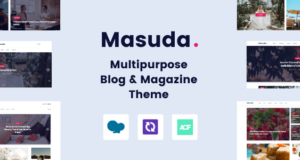 Masuda – Mehrzweck-WordPress-Layout für Blogs und Zeitschriften
