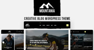 Mountania – Kreatives Blog-WordPress-Vorlage