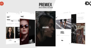 Premiex – WordPress-Vorlage für ein Seitenportfolio