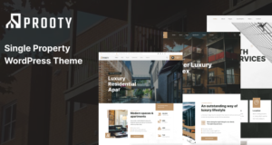 Prooty - WordPress-Template für einzelne Immobilien