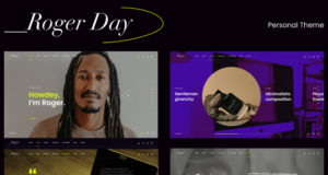 Roger-Tag. – Persönlicher Lebenslauf / Lebenslauf WordPress Layout