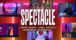 Spektakel – Musik-WordPress-Template