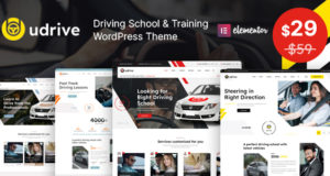 Udrive – Fahrschule WordPress Layout