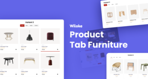 Wiloke Product Tab Furniture Addon für Elementor