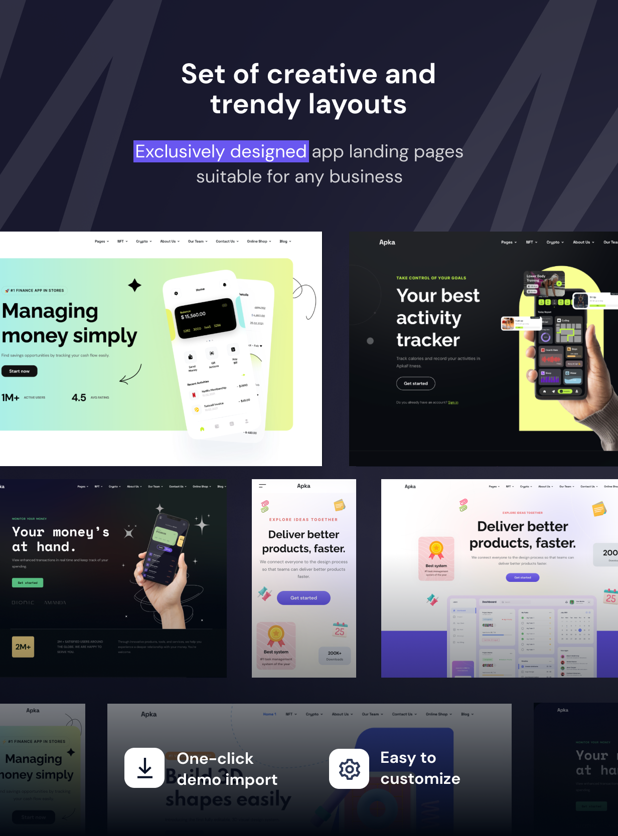 Apka - App Landing Page WordPress Theme