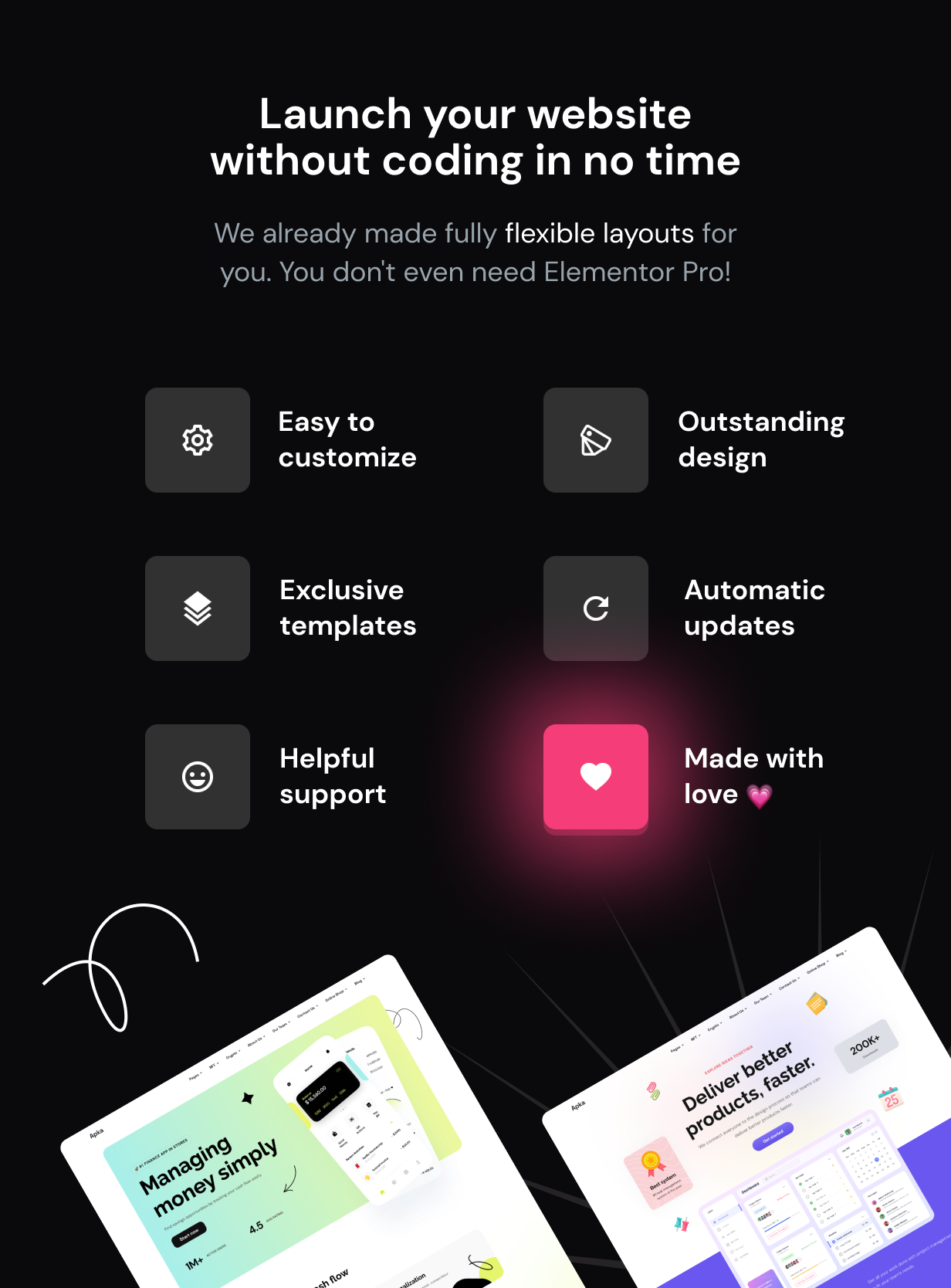 Apka - App Landing Page WordPress Theme