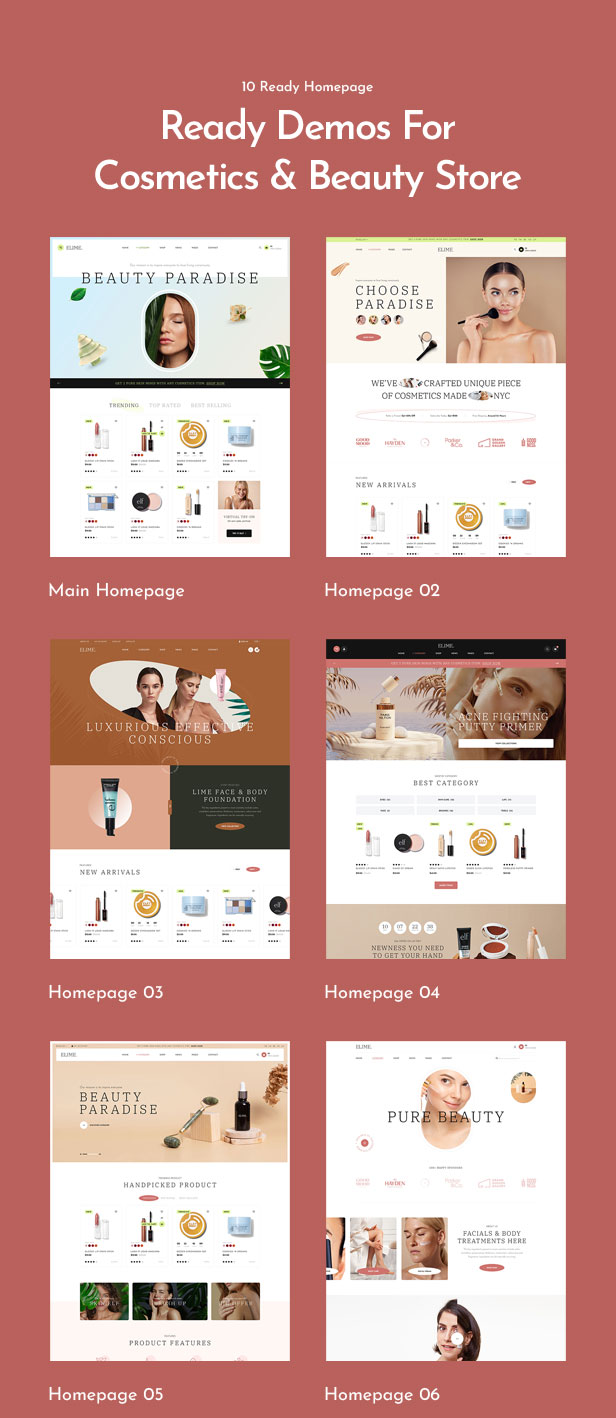 Elime - Mehrzweck-WordPress-Theme für Kosmetik und Mode - 3