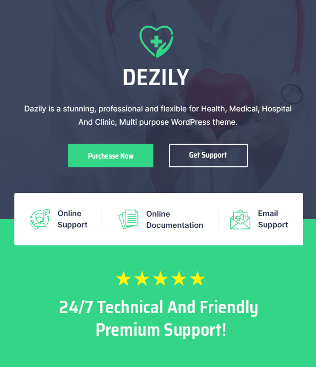Dezily - Kardiologe und medizinisches WordPress-Thema