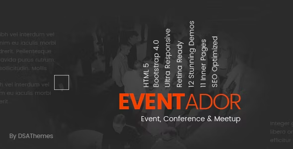 Eventor – Meetup-Konferenz WordPress Landing Page – 7