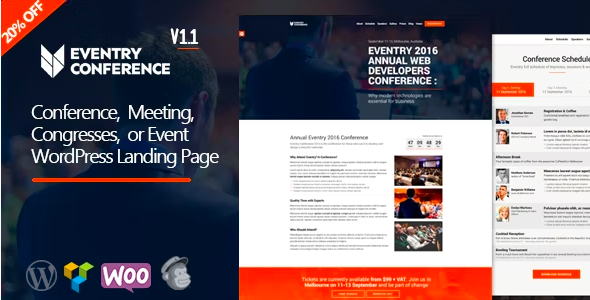 Eventor – Meetup-Konferenz WordPress Landing Page – 4