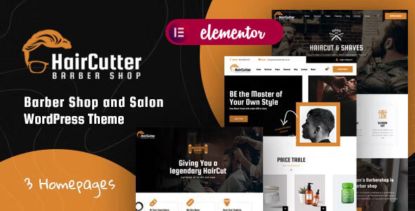 HairCutter - Friseur und Salon WordPress-Template
