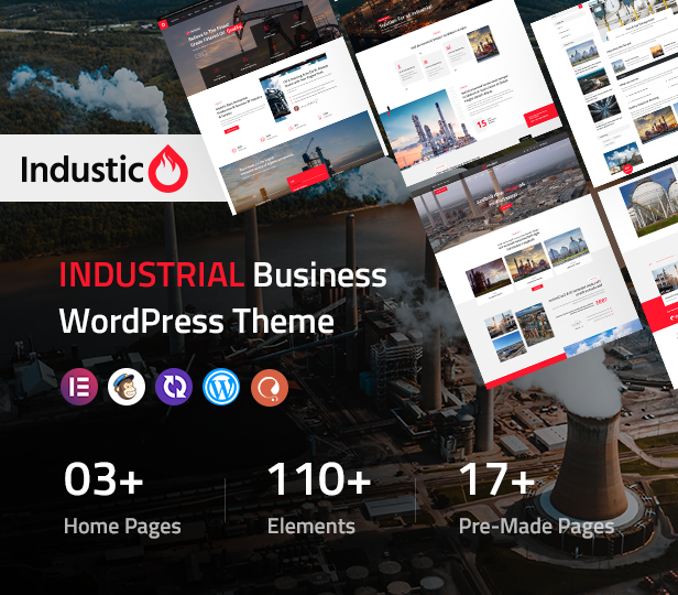 Industico – WordPress-Thema für Industrie und Fertigung