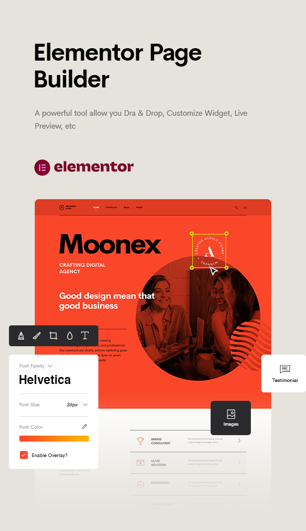Moonex – WordPress-Theme für Agenturen und Portfolios – 6