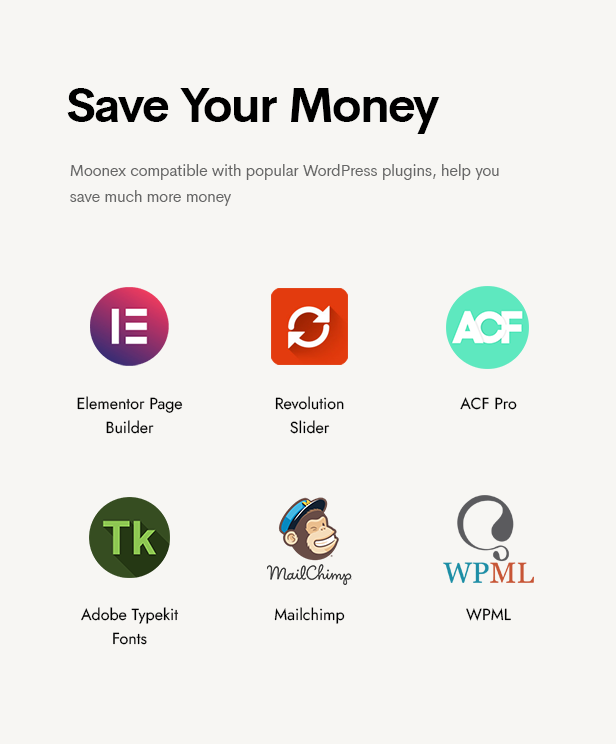 Moonex – WordPress-Theme für Agenturen und Portfolios – 8
