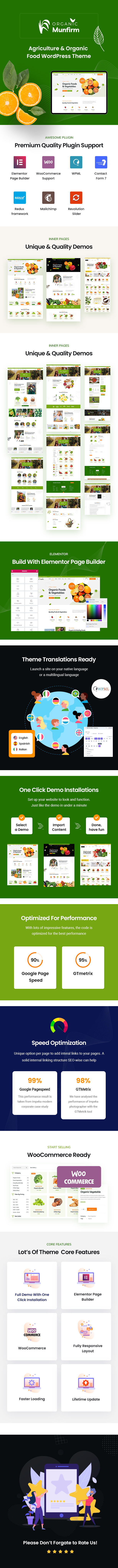 Munfirm – WordPress-Theme für Bio-Lebensmittelgeschäfte – 1