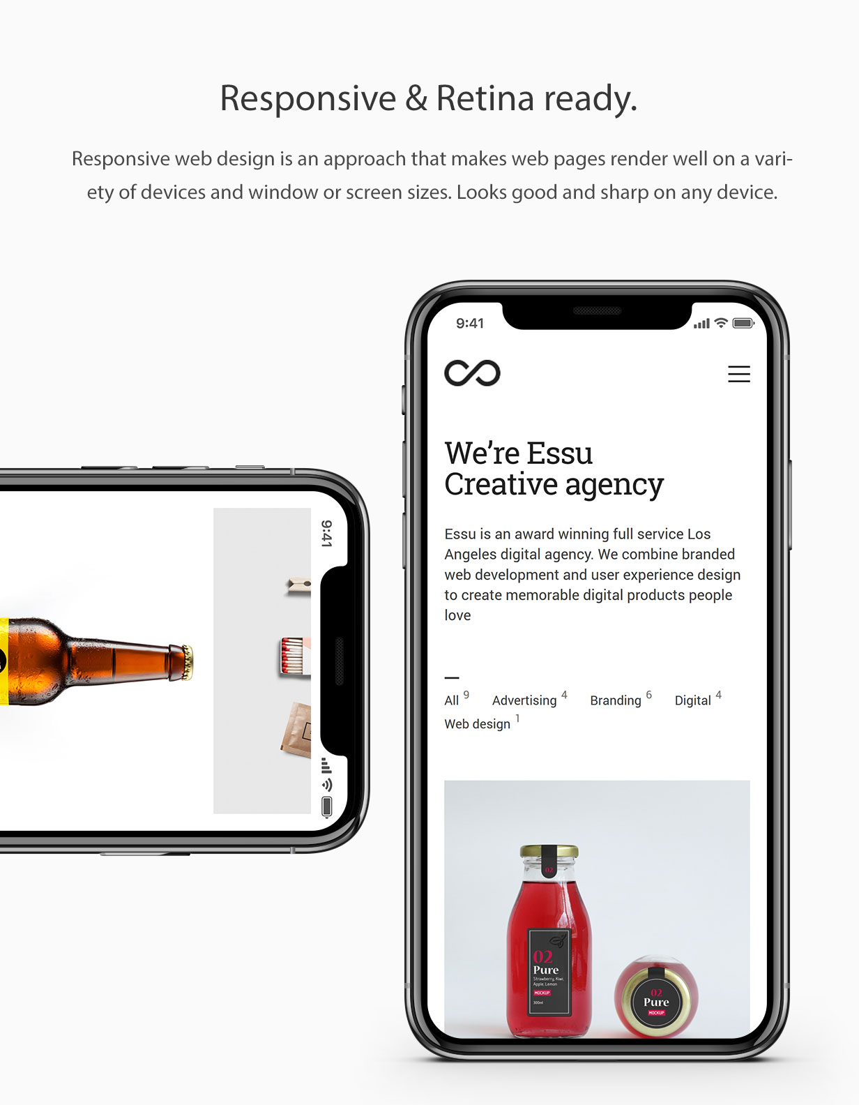 Essu - Creative Portfolio WordPress Theme Responsive Design
