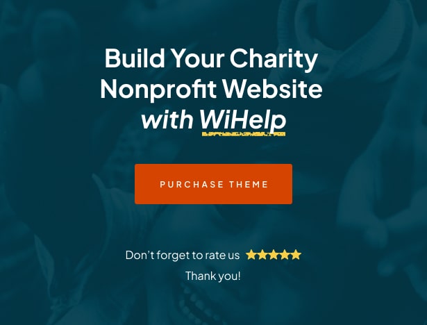 WiHelp – Bestes WordPress-Theme für gemeinnützige Organisationen