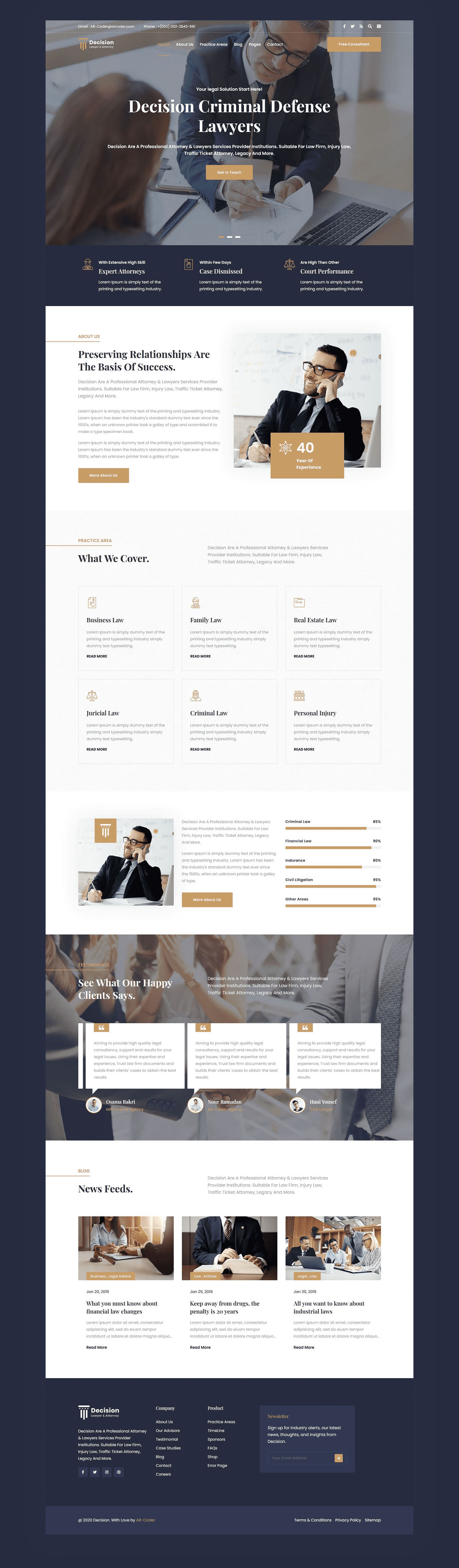 Entscheidung - Law & Lawyer WordPress Theme - 3