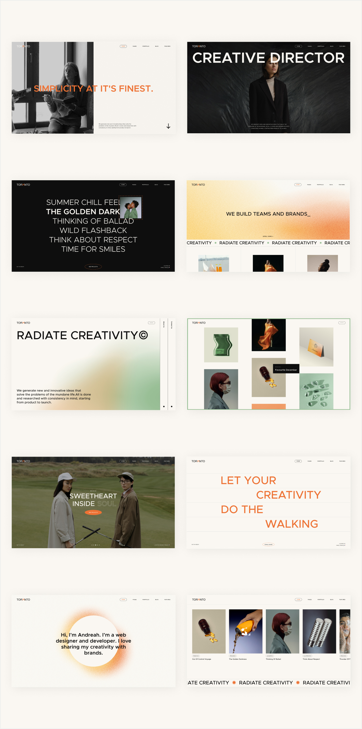 Taranto - WordPress Portfolio for Creatives