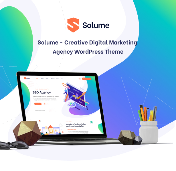 Solume - WordPress-Thema für digitale Marketingagenturen