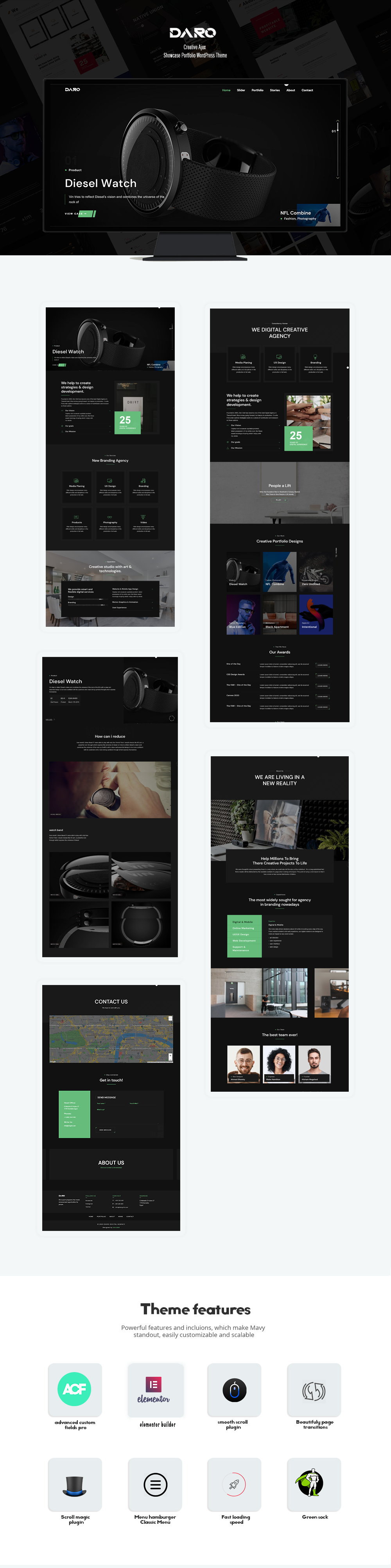 Daro – Ajax-Portfolio-WordPress-Theme – 1