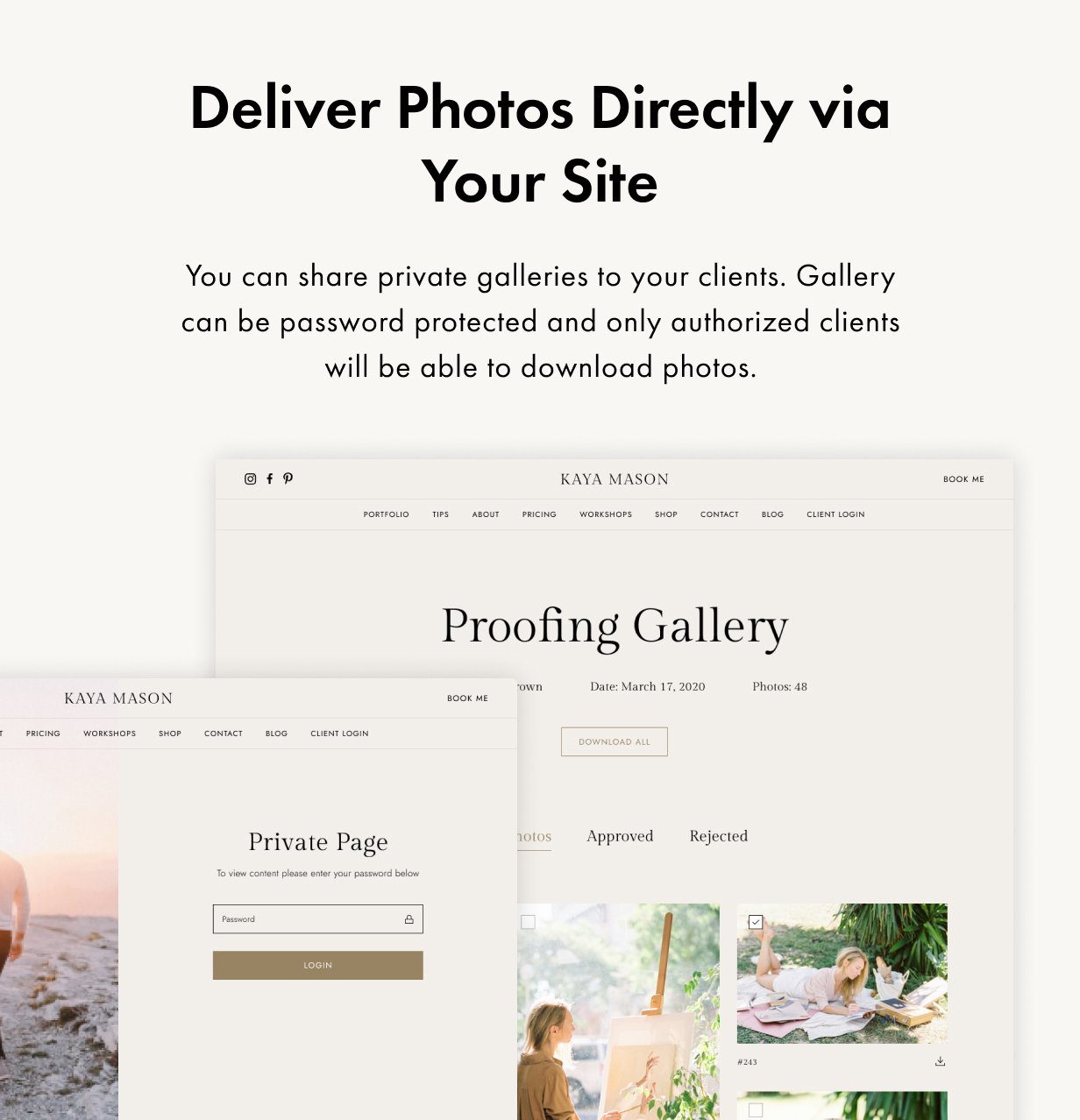 Palette WordPress Theme Präsentationsbild