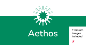 Aethos – Kreativagentur und Portfolio-Layout