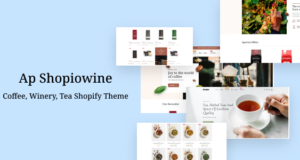 Ap Shopiowine – Kaffee, Weingut, Tee Shopify Template