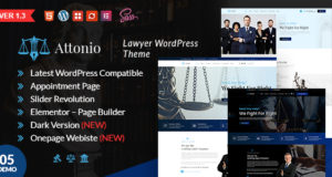 Attonio | Rechtsanwalt Element oder WordPress-Vorlage