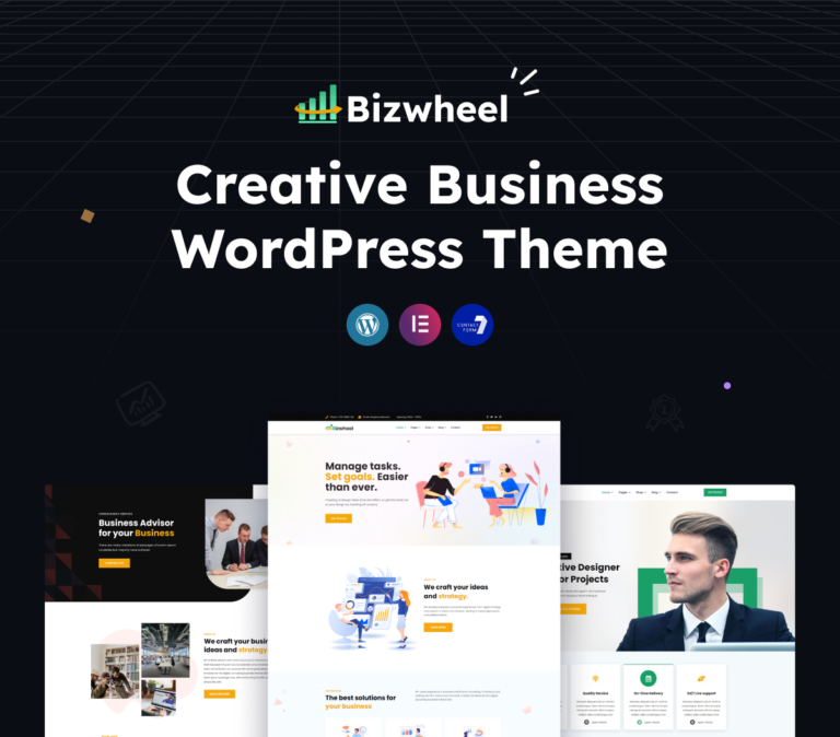 Bizwheel – Creative Business WordPress-Vorlage