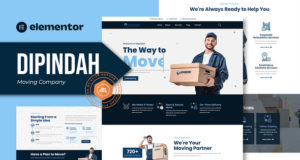 Dipindah – Umzugsunternehmen Elementor Template Kit