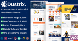 Dustrix – Bau- und Industrie-WordPress-Thema